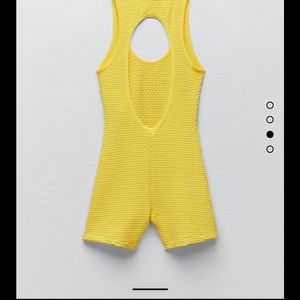 Zara yellow play suit/romper!
